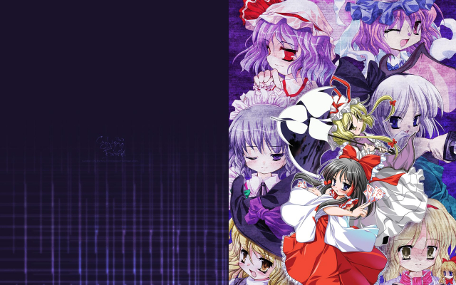 alice margatroid+hakurei reimu+izayoi sakuya+kirisame marisa+konpaku youmu+remilia scarlet+saigyouji yuyuko+yakumo yukari