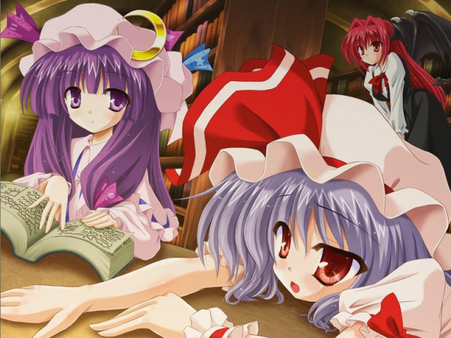 koakuma+patchouli knowledge+remilia scarlet