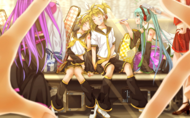 hatsune miku+kagamine len+kagamine rin+kaito+megurine luka+meiko