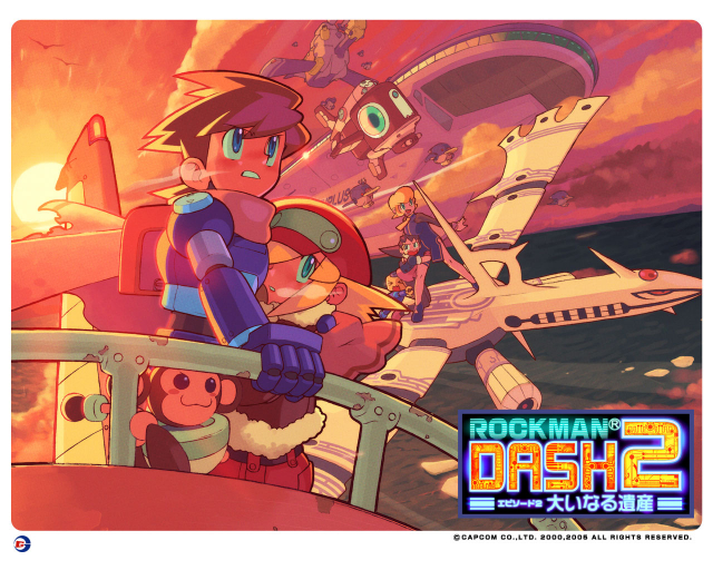 data (rockman dash)+kobun+matilda (rockman dash)+rock volnutt+roll caskett+tron bonne