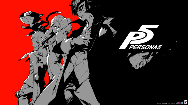 amamiya ren+morgana (persona 5)+sakamoto ryuuji+takamaki anne