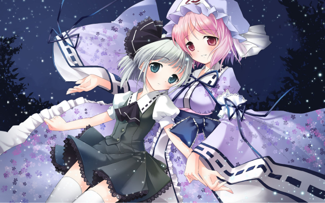 konpaku youmu+saigyouji yuyuko