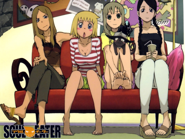 blair+elizabeth thompson+maka albarn+nakatsukasa tsubaki+patricia thompson