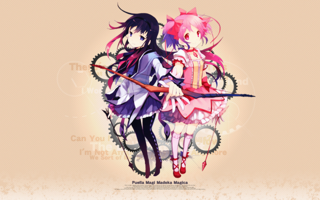 akemi homura+kaname madoka