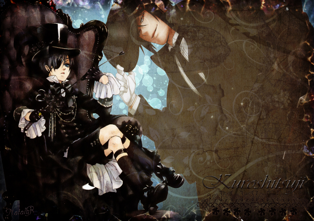 ciel phantomhive+sebastian michaelis