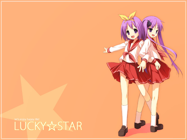 hiiragi kagami+hiiragi tsukasa