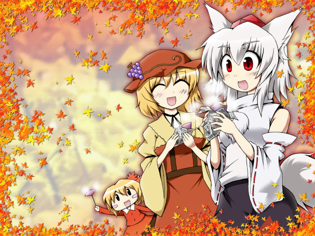 aki shizuha+inubashiri momiji
