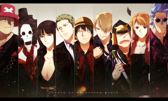 brook+franky+monkey d luffy+nami (one piece)+nico robin+roronoa zoro+sanji+tony tony chopper+usopp