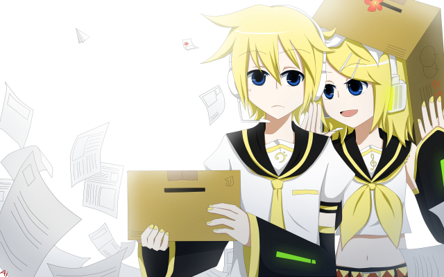 kagamine len+kagamine rin