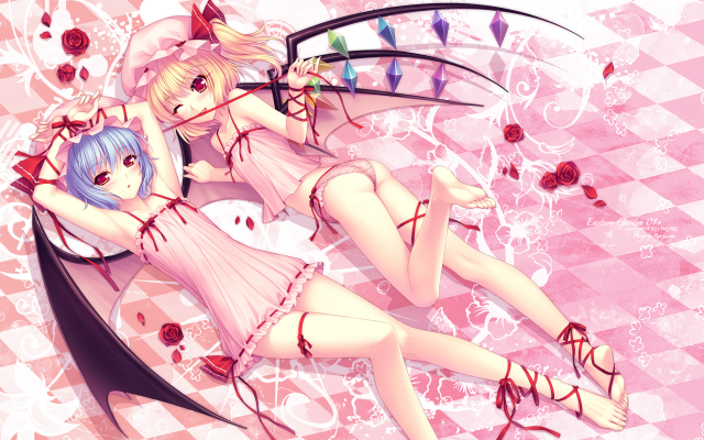 flandre scarlet+remilia scarlet