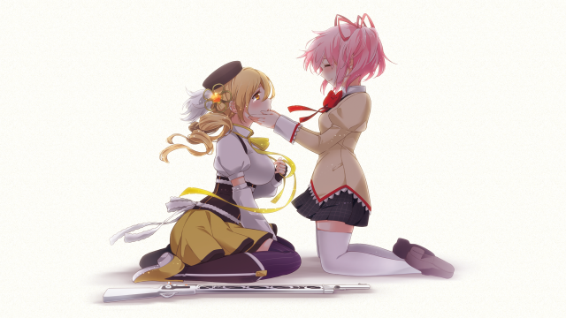 kaname madoka+tomoe mami