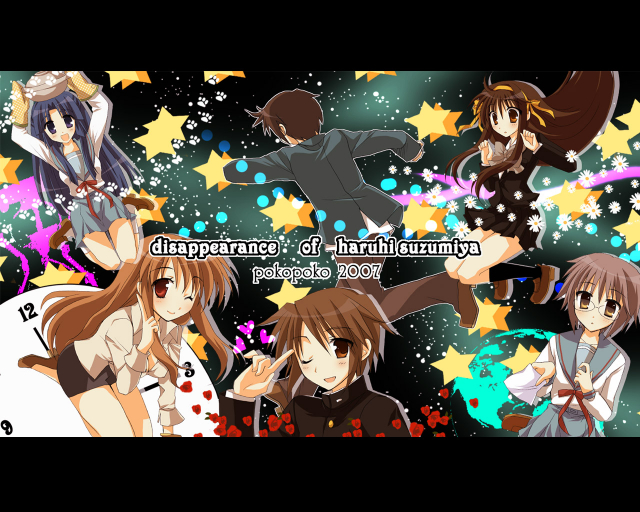 asahina mikuru+asakura ryouko+koizumi itsuki+kyon+nagato yuki+suzumiya haruhi