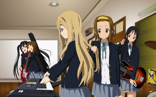 hirasawa yui+kotobuki tsumugi+nakano azusa+tainaka ritsu