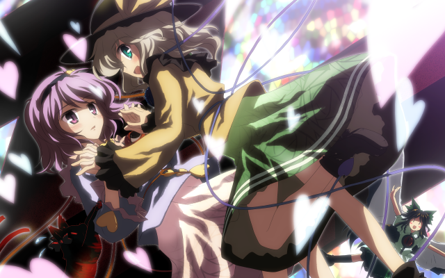 kaenbyou rin+kaenbyou rin (cat)+komeiji koishi+komeiji satori+reiuji utsuho