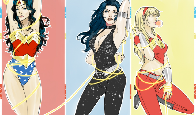 cassandra sandsmark+donna troy+wonder girl+wonder woman