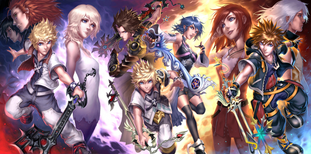 aqua (kingdom hearts)+axel+namine+riku+roxas+sora (kingdom hearts)+terra (kingdom hearts)+ventus+xion (kingdom hearts)