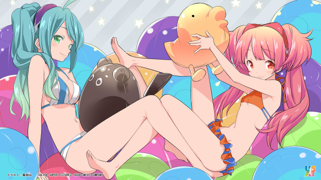 sumako (ultra super anime time)+supika (ultra super anime time)