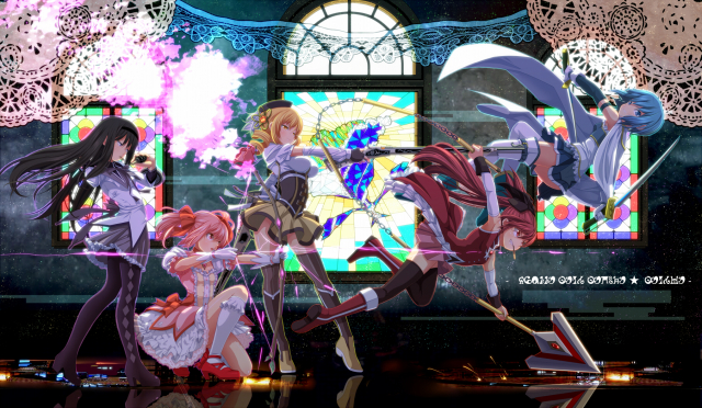 akemi homura+kaname madoka+miki sayaka+sakura kyouko+tomoe mami