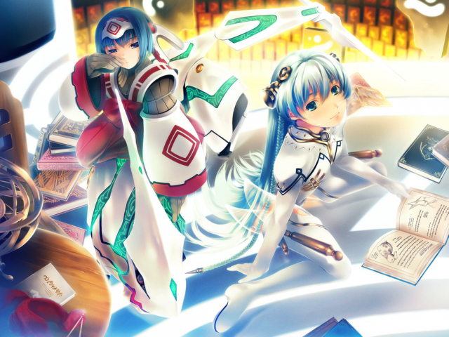 elma+meimei (ar tonelico)+shurelia