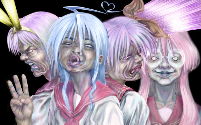 hiiragi kagami+hiiragi tsukasa+izumi konata+takara miyuki