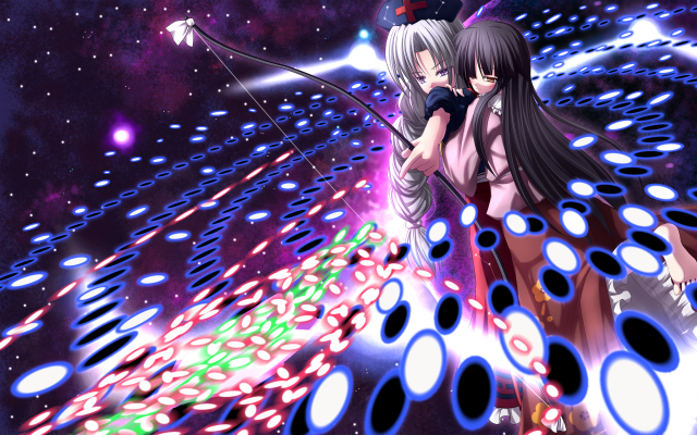 houraisan kaguya+yagokoro eirin