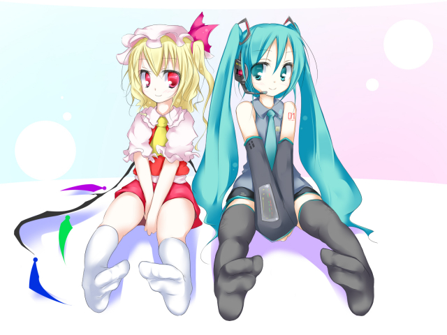 flandre scarlet+hatsune miku