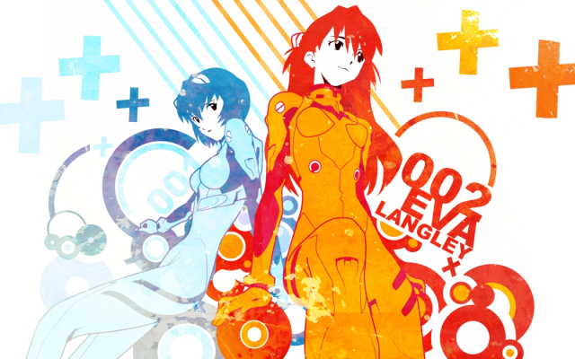 ayanami rei+souryuu asuka langley