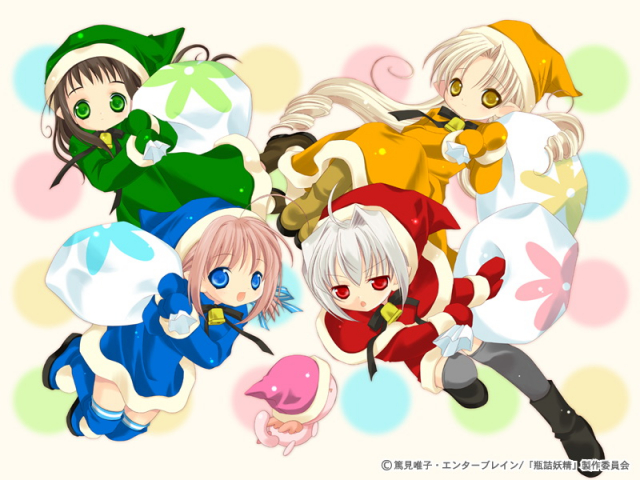 chiriri+hororo+kururu+oboro (bottle fairy)+sarara