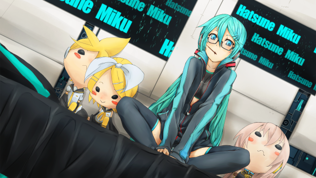 hatsune miku+kagamine len+kagamine rin+megurine luka