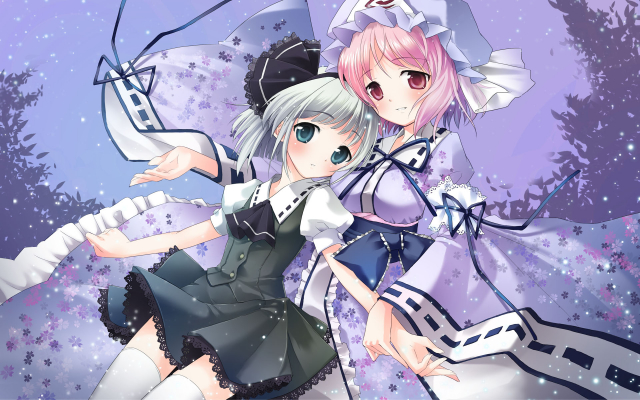 konpaku youmu+saigyouji yuyuko