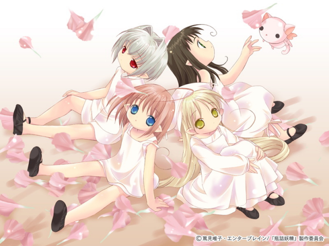 chiriri+hororo+kururu+oboro (bottle fairy)+sarara