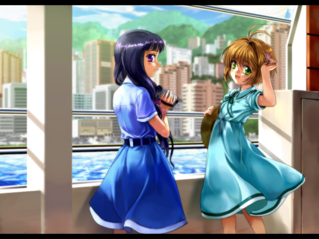 daidouji tomoyo+kinomoto sakura